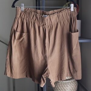 Ozma Utility Short | Organic Manta Cotton | Umber